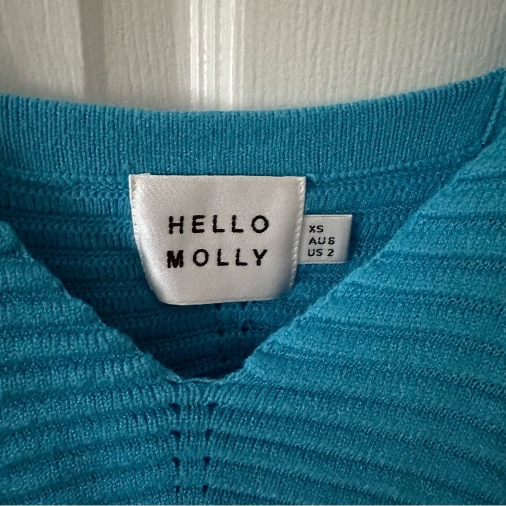 Blue Knit Dress - Picture 11 of 15